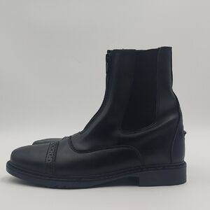 TuffRider Boots Starter Equestrian Alt Goth Grunge Waterproof Black 8